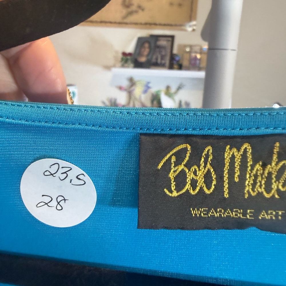 Bob Mackie Vibrant Blue Wearable Art - image 7